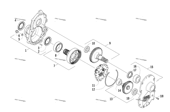 Gearcase Assembly