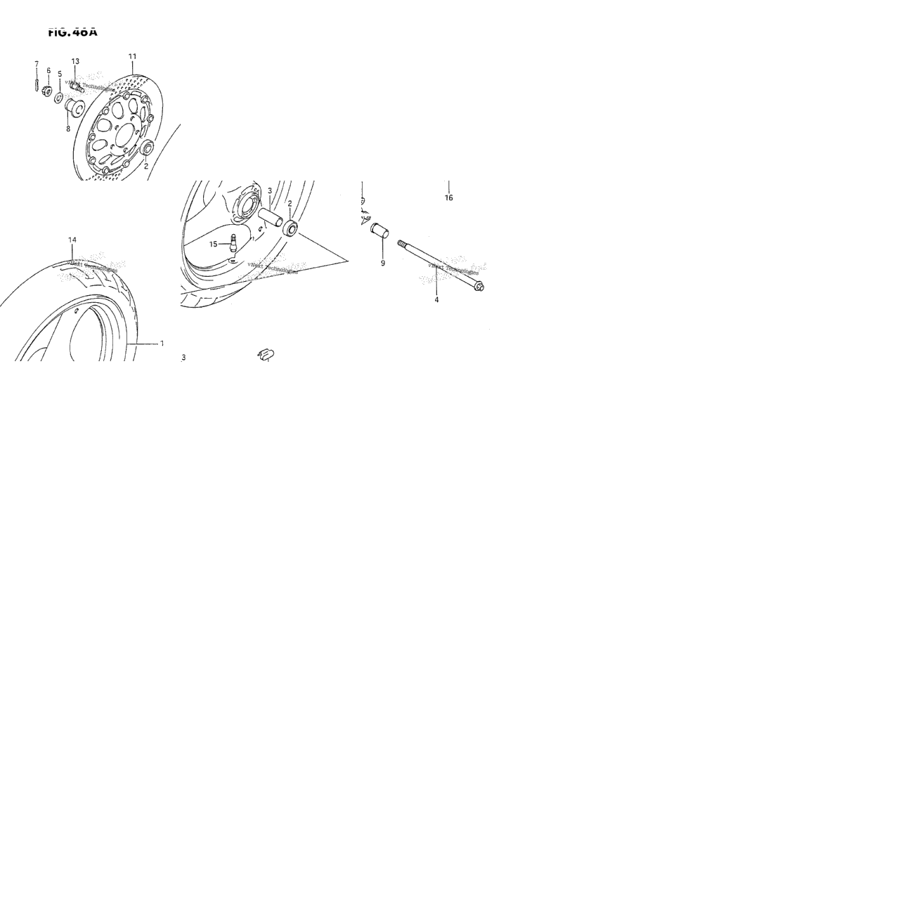 Front Wheel (Model K/L/M/N/P/R/S/T)