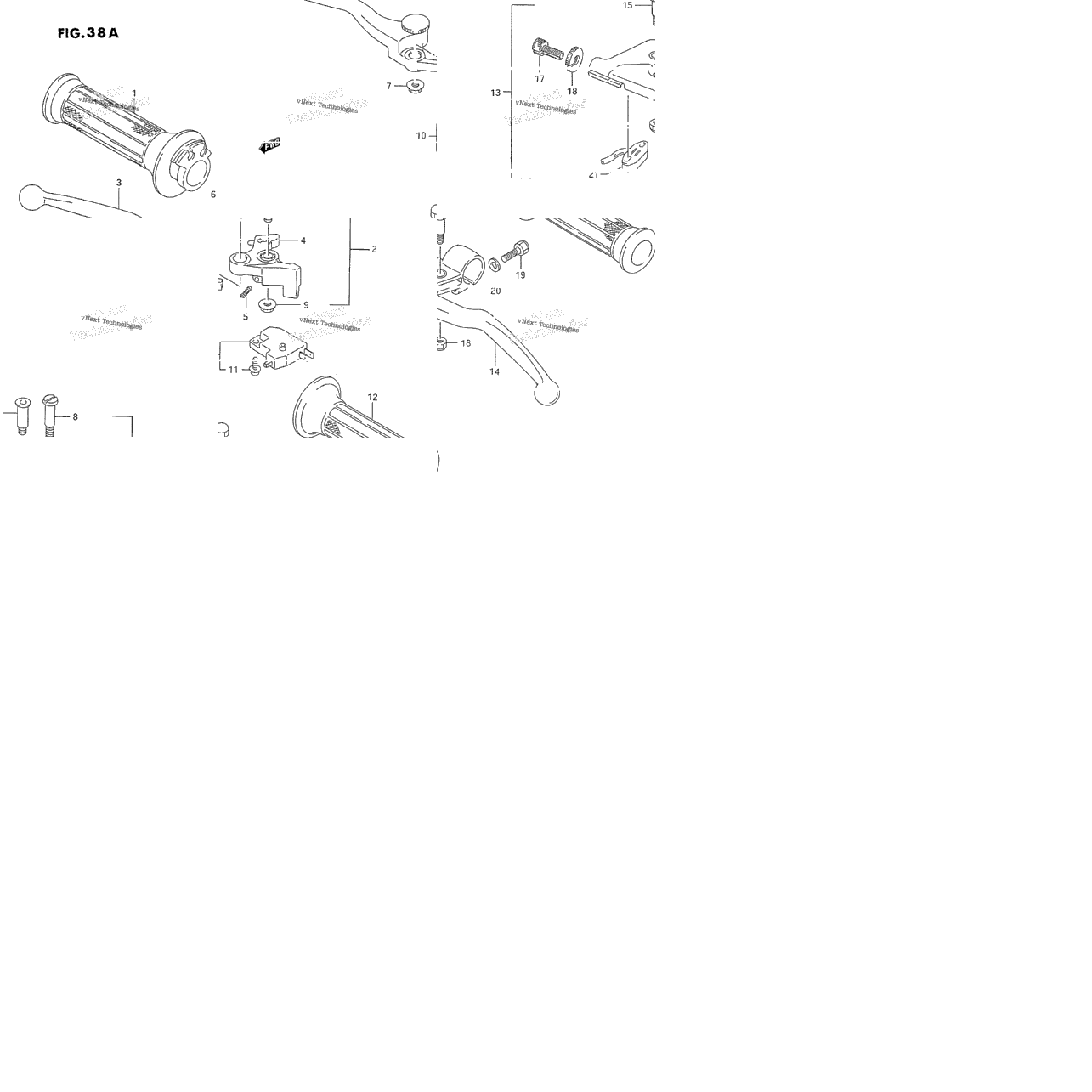 Handle Lever (Model K/L/M/N/P/R/S/T)