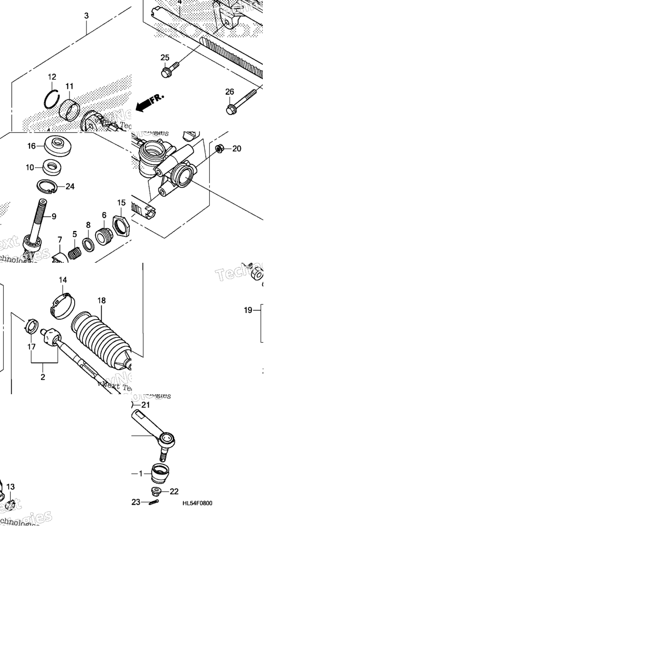 Steering Gear Box@Tie Rod