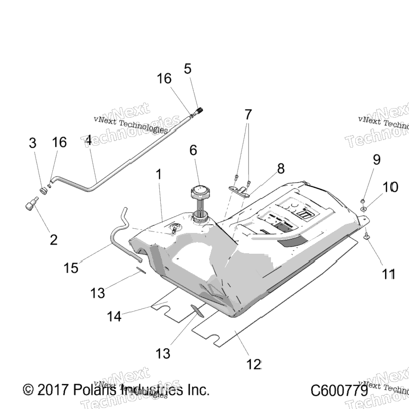 Fuel System, Fuel Tank Asm