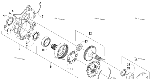 Gearcase Assembly