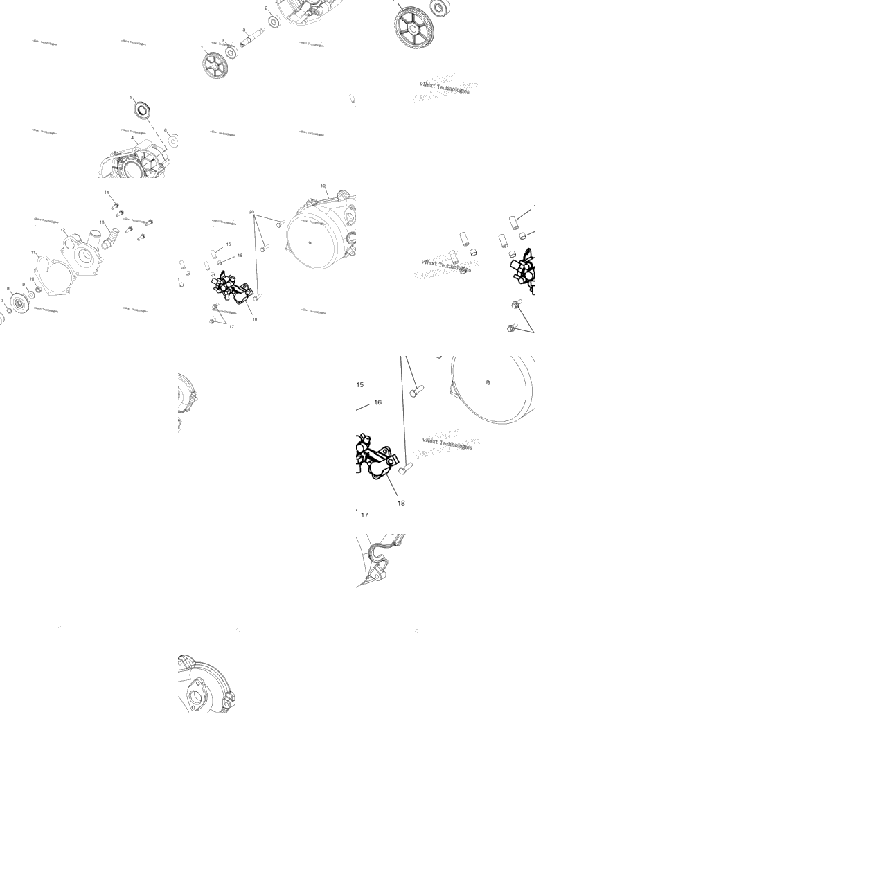 Water Pump/Oil Pump S03np8cs/8Csa/8Csbs03na8css03nf8css03ne8cs (4977847784E02)
