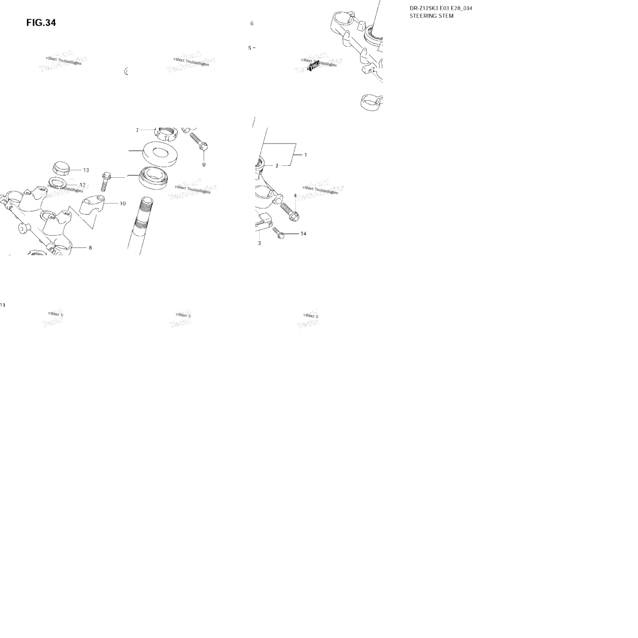 Steering Stem (E3,E33)