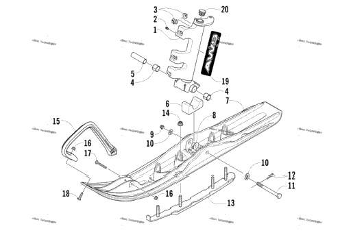 Ski And Spindle Assembly