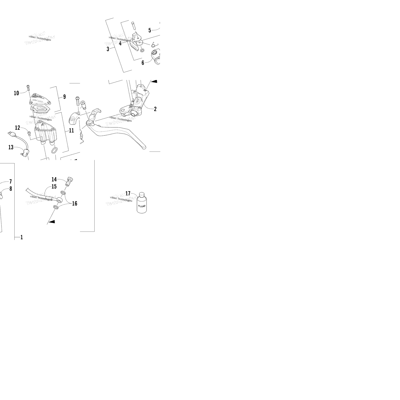 Hydraulic Brake Control Assembly