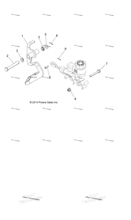 Brakes, Pedal And Master Cylinder Mounting