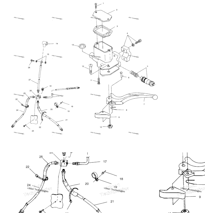 Controls Master Cylinder/Brake Line A00cd50aa