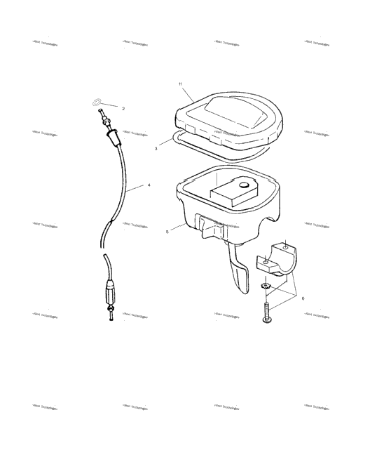 Controls Throttle Asm./Cable A00cd50aa