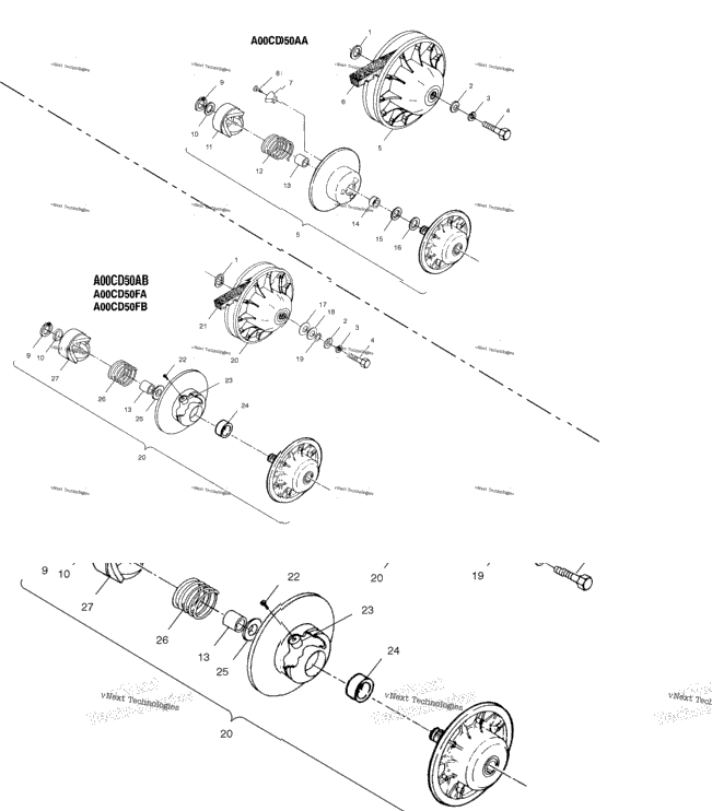 Driven Clutch A00cd50aa