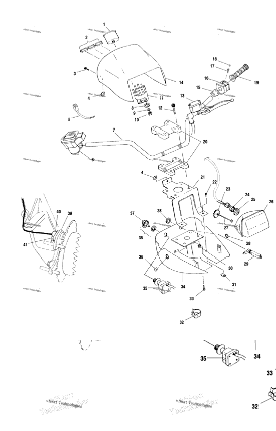 Handlebar & Headlight Pod A00cd50aa