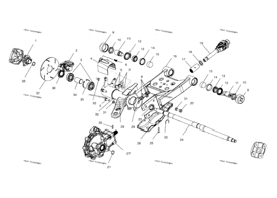 Swing Arm/Rear Gearcase Mounting A00cd50fb