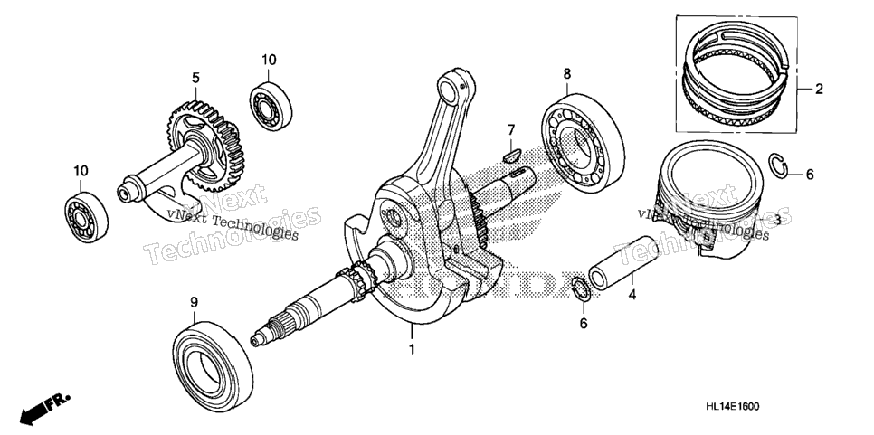 Crankshaft + Piston