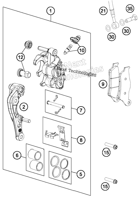Front Brake Caliper