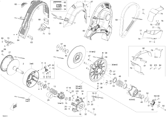 Pulley - 800R E-Tec