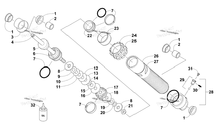 Front Suspension Shock Absorber