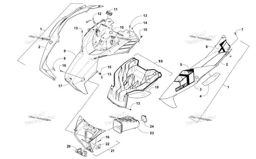 Hood And Air Intake Assembly