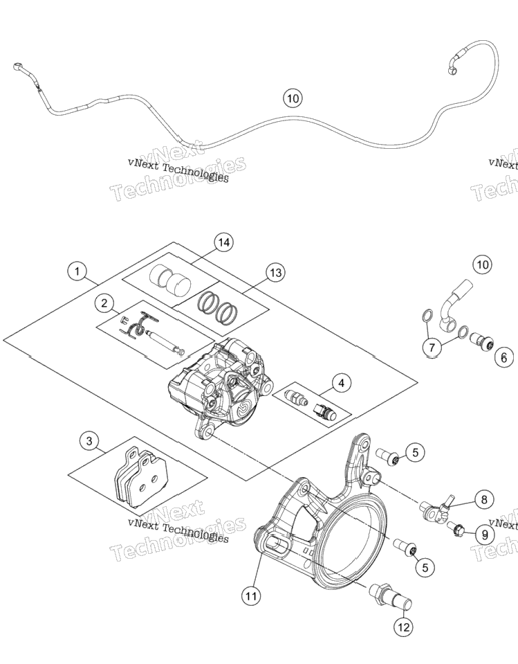 Rear Brake Caliper