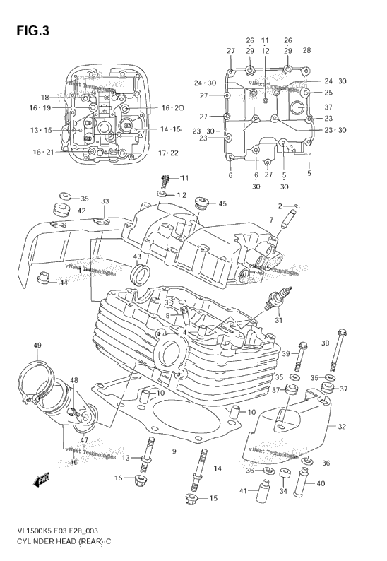 Cylinder Head (Rear)
