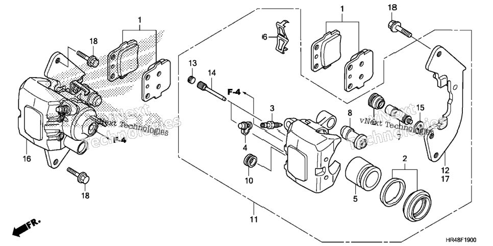 Front Brake Caliper