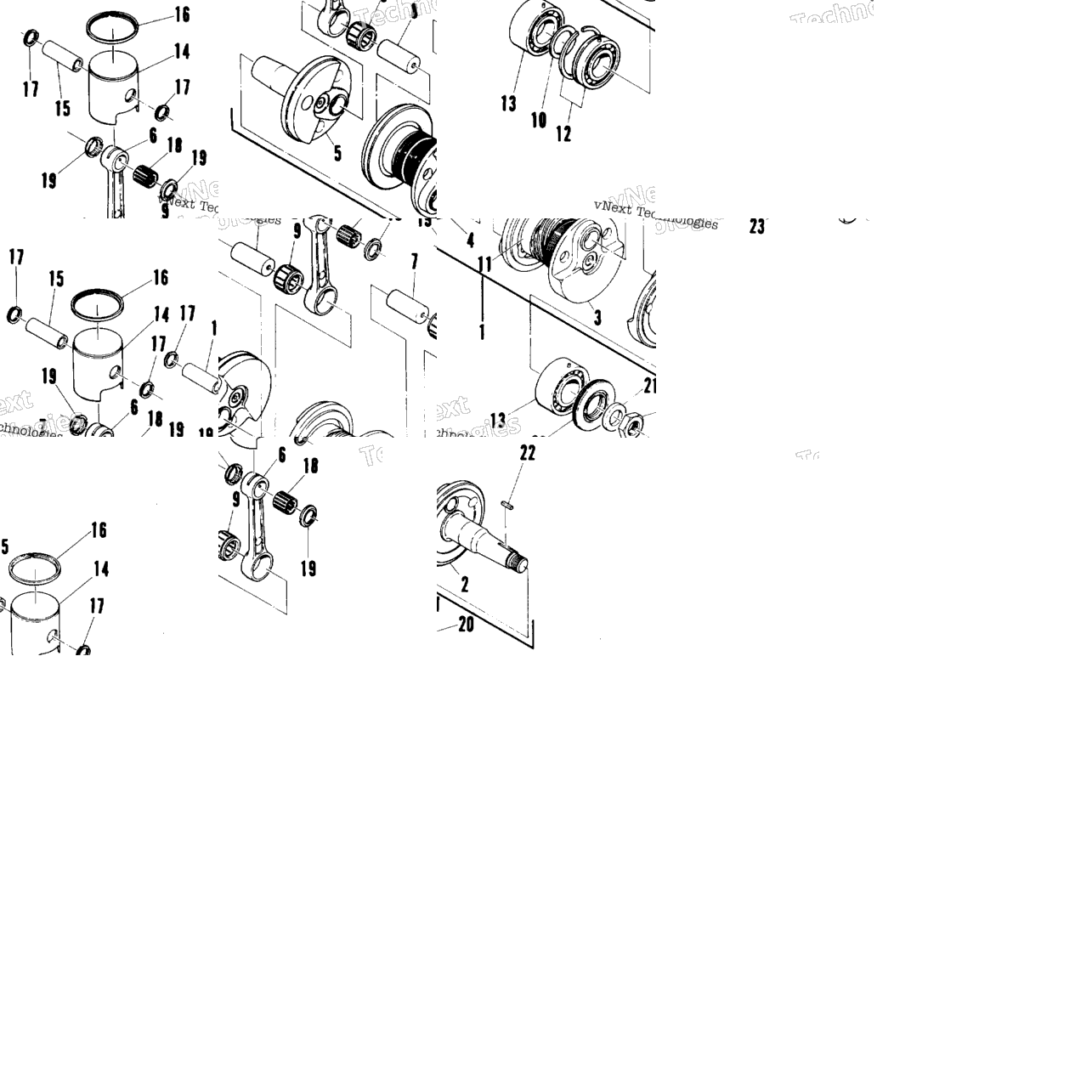 Piston & Crankshaft (4909500950035A)