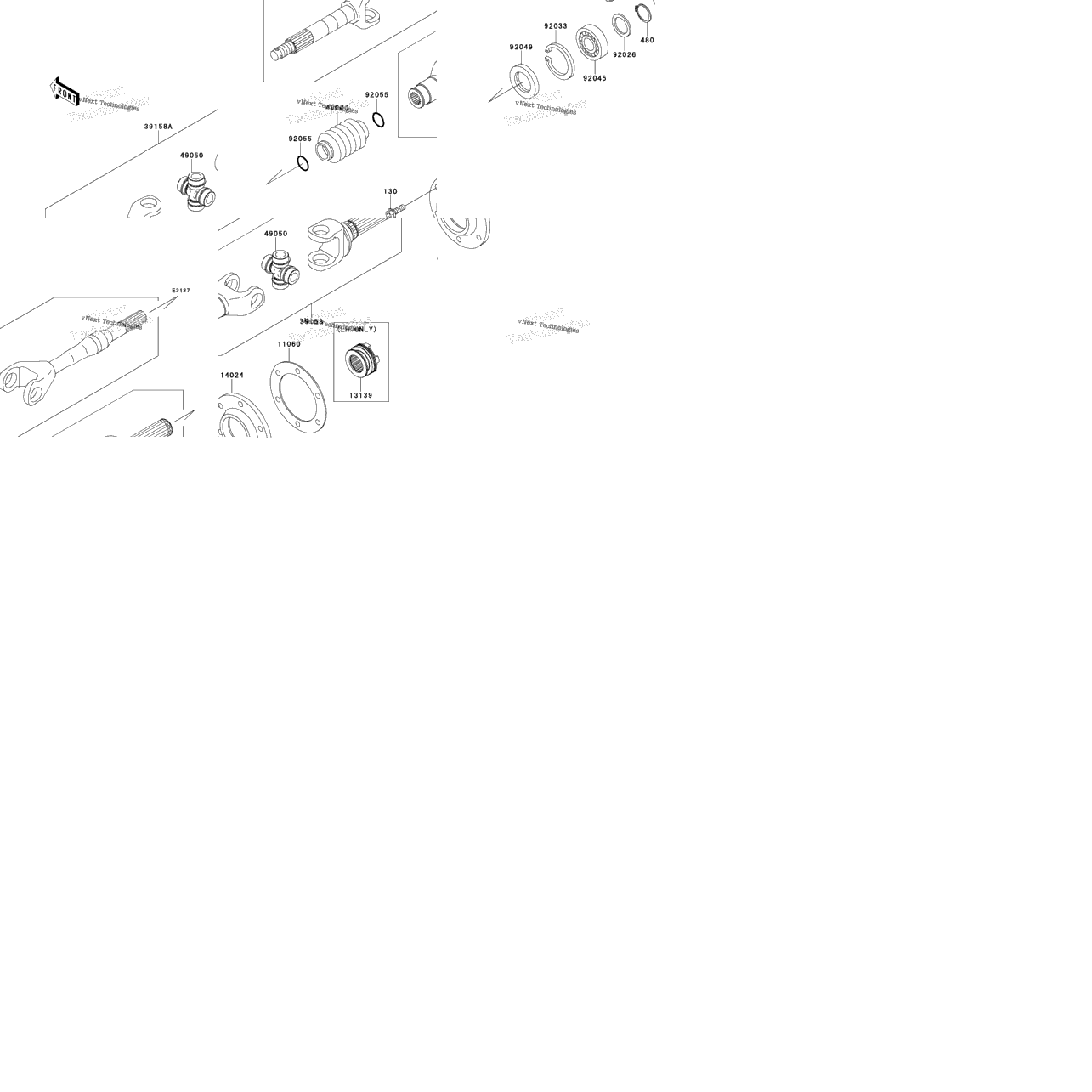 Drive Shaft-Rear