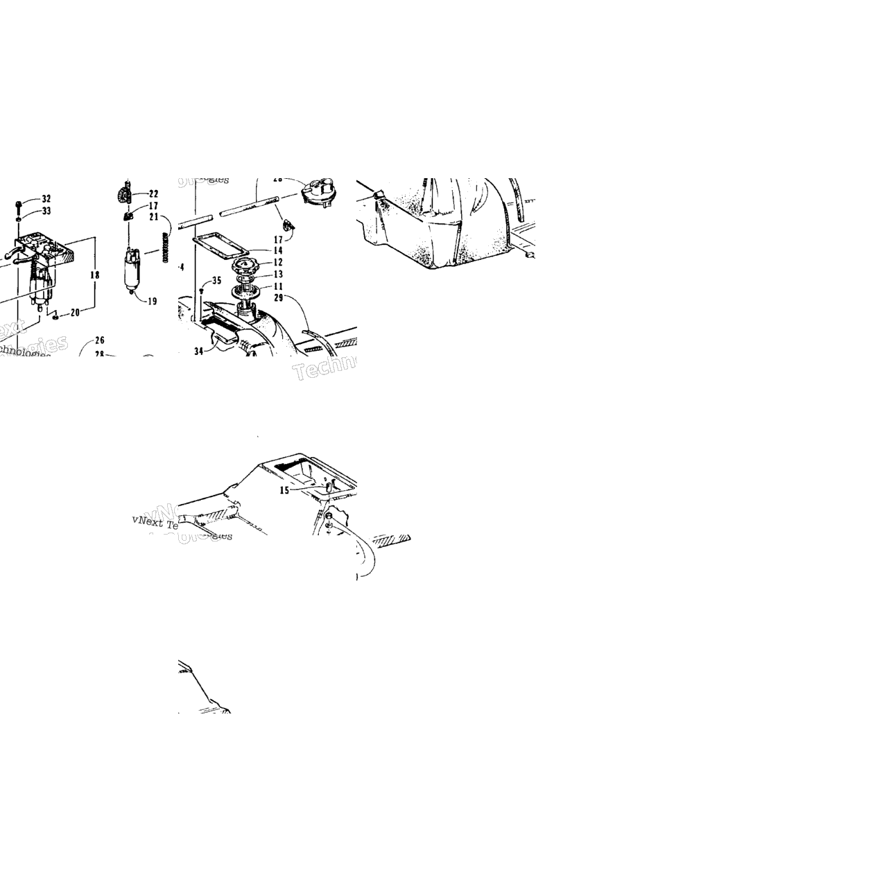 Gas Tank And Fuel Pump Assembly