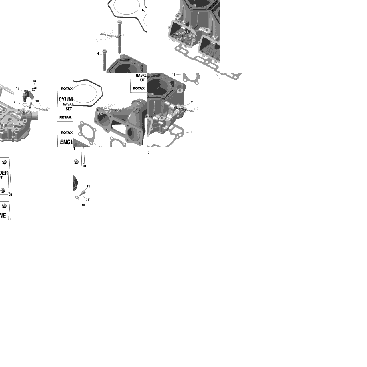 Rotax - Cylinder And Cylinder Head - Turbo