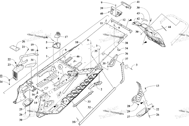 Tunnel And Snowflap Assembly