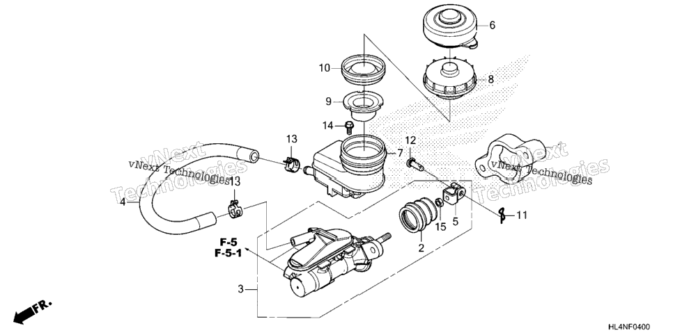Front Brake Master Cylinder