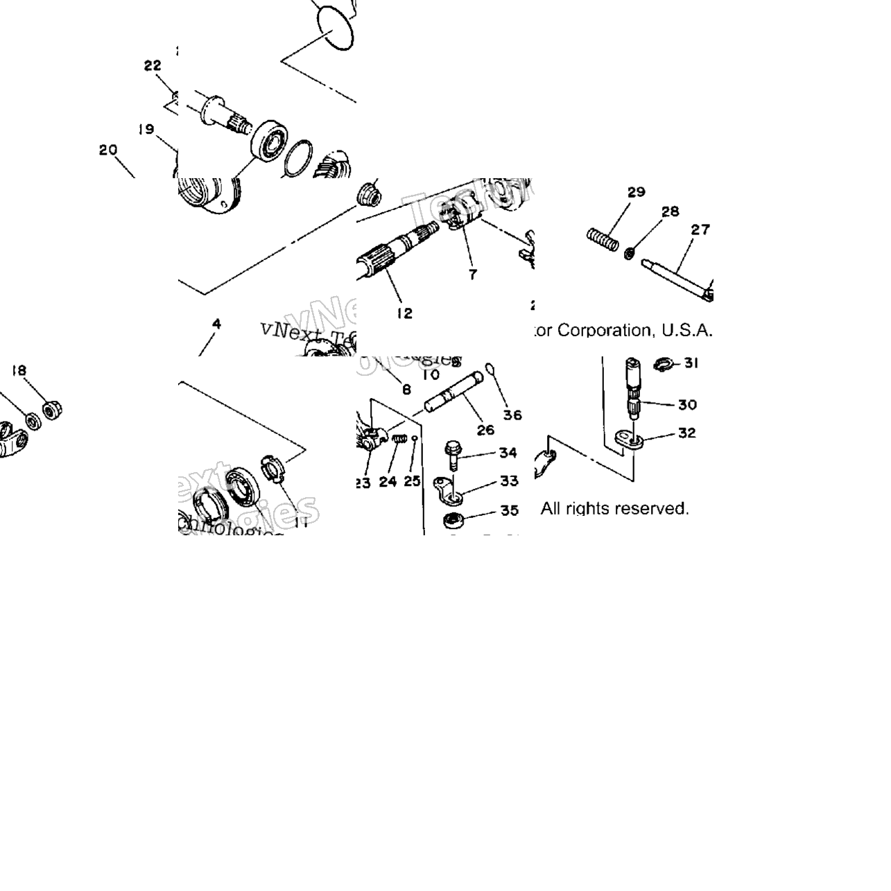 Middle Drive Gear