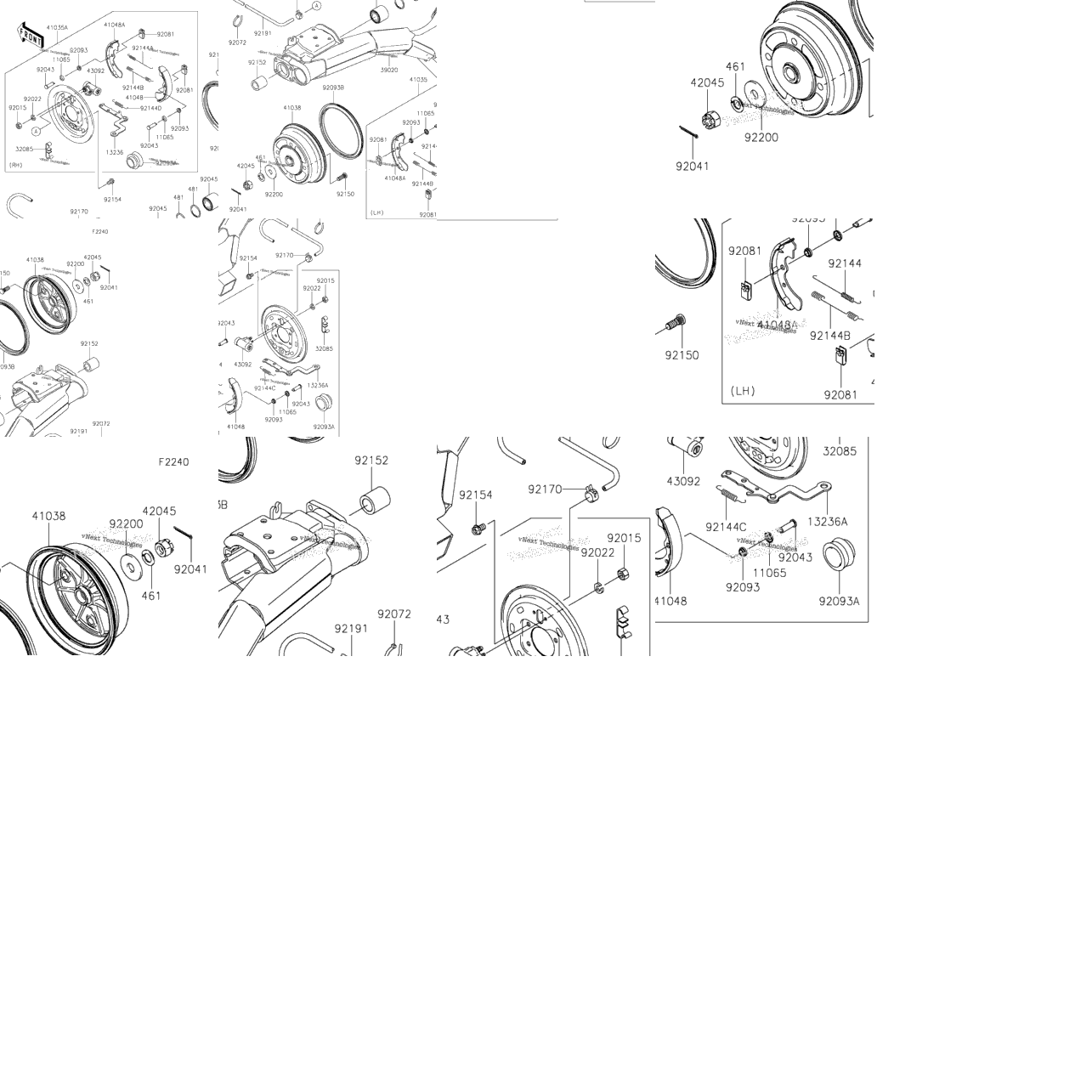 Rear Hubs/Brakes