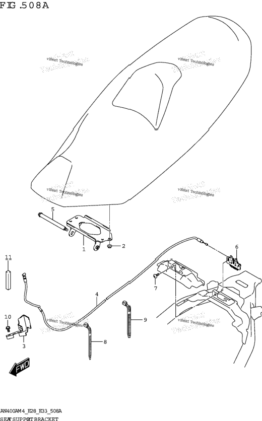 Seat Support Bracket