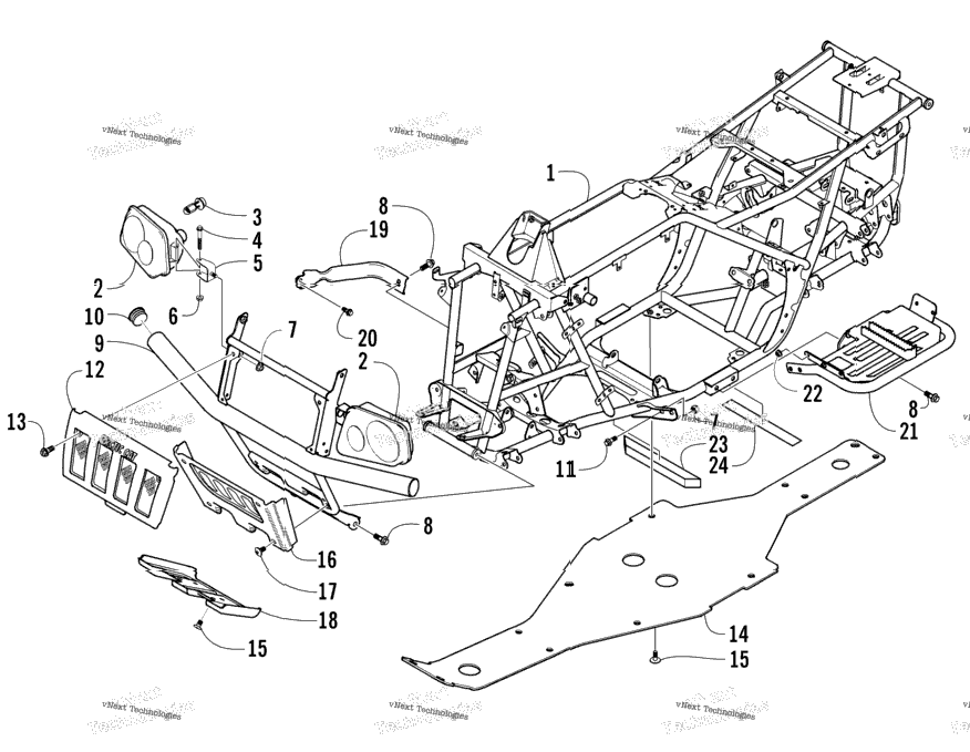 Frame And Related Parts