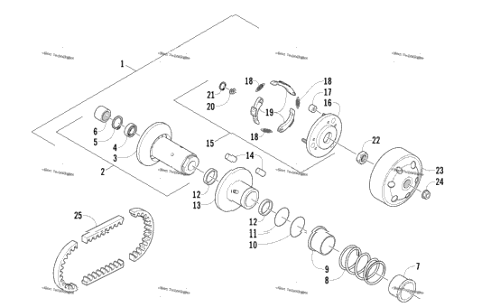 Driven Clutch Assembly