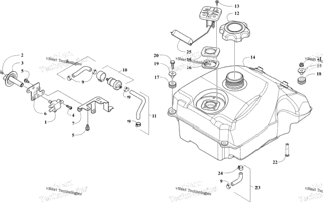 Gas Tank Assembly