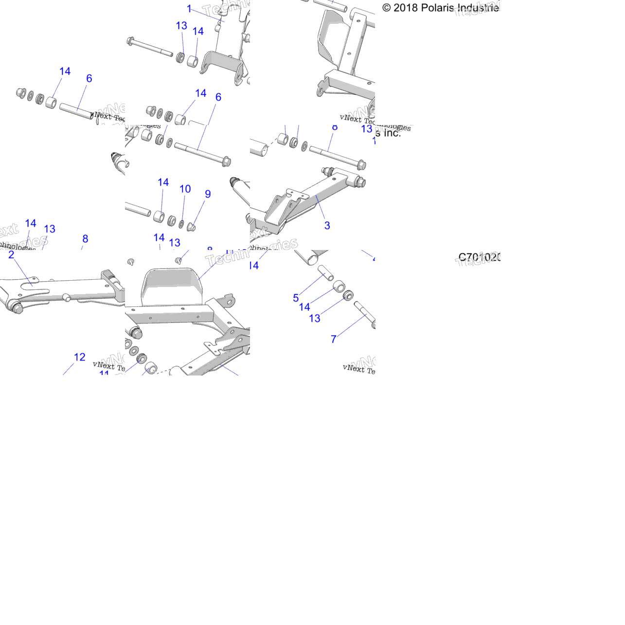 Suspension, Rear Control Arms