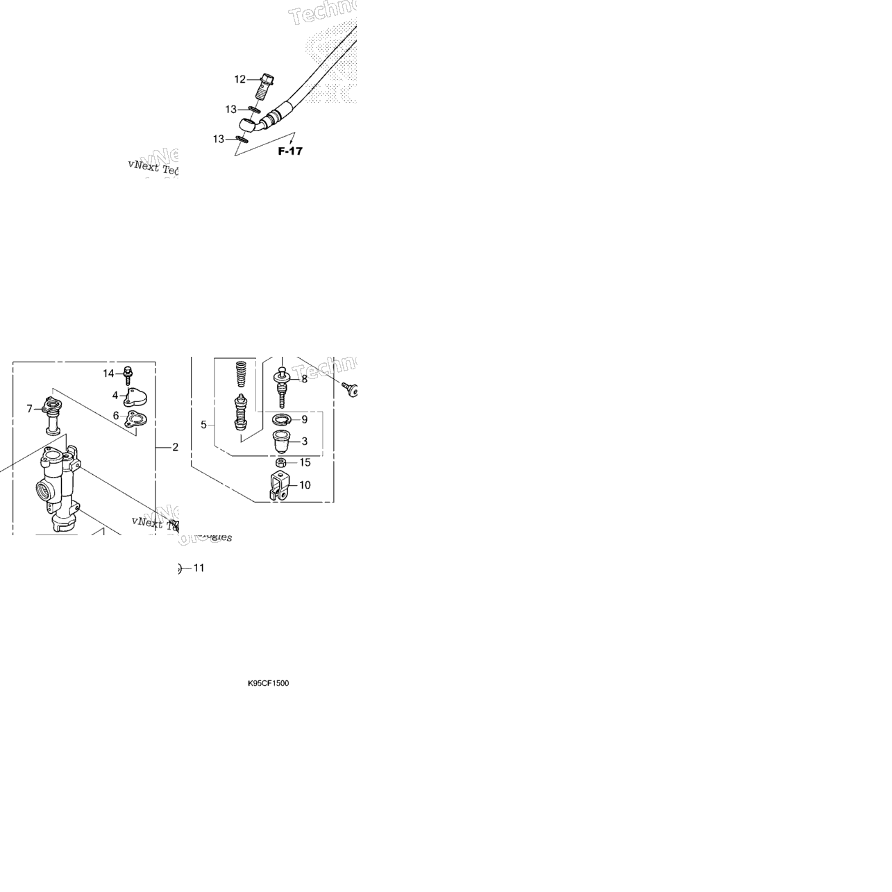 Rear Brake Master Cylinder