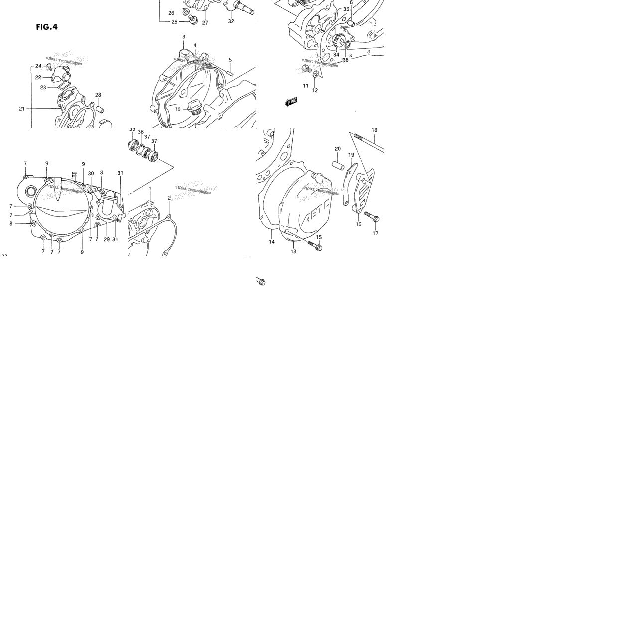 Crankcase Cover (Model P)