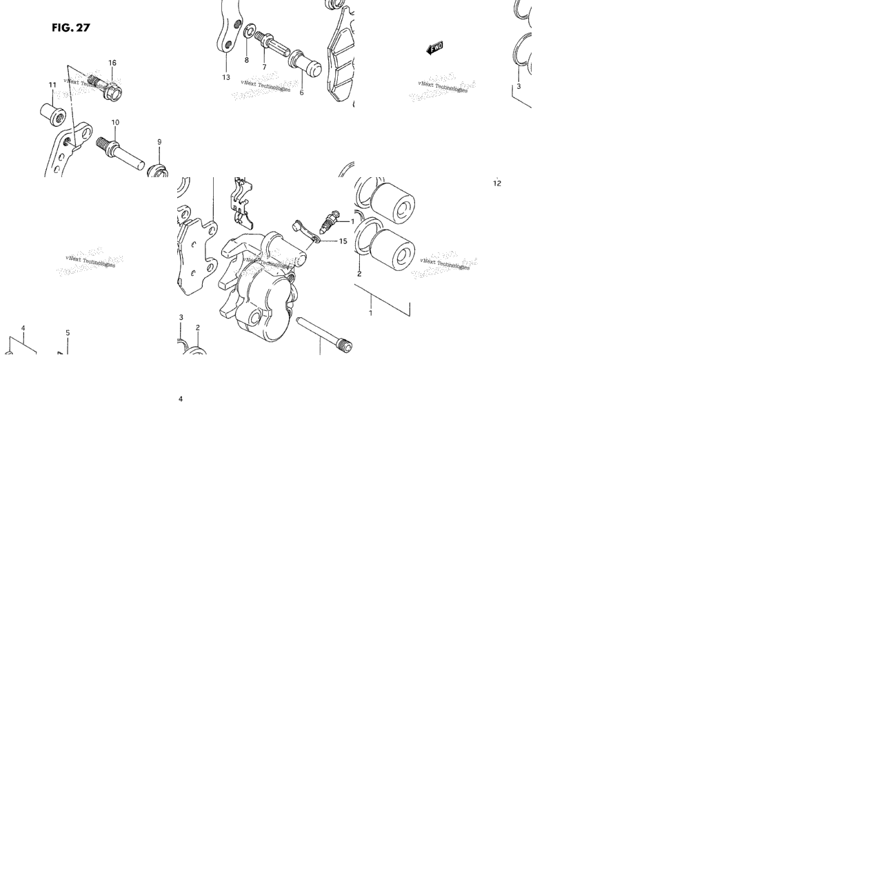 Front Caliper (Model P/R)