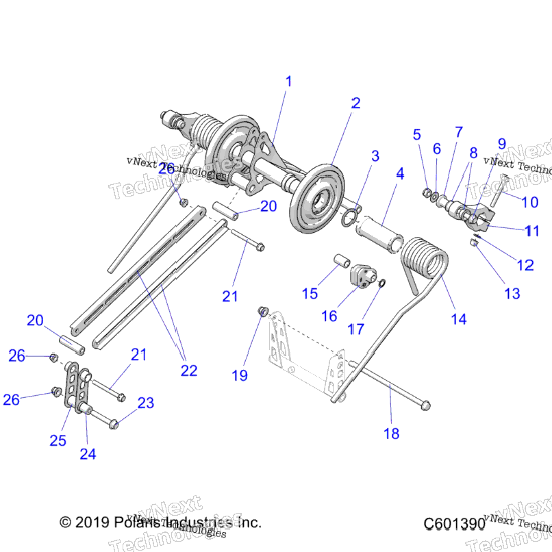 Suspension, Torque Arm, Rear All Options