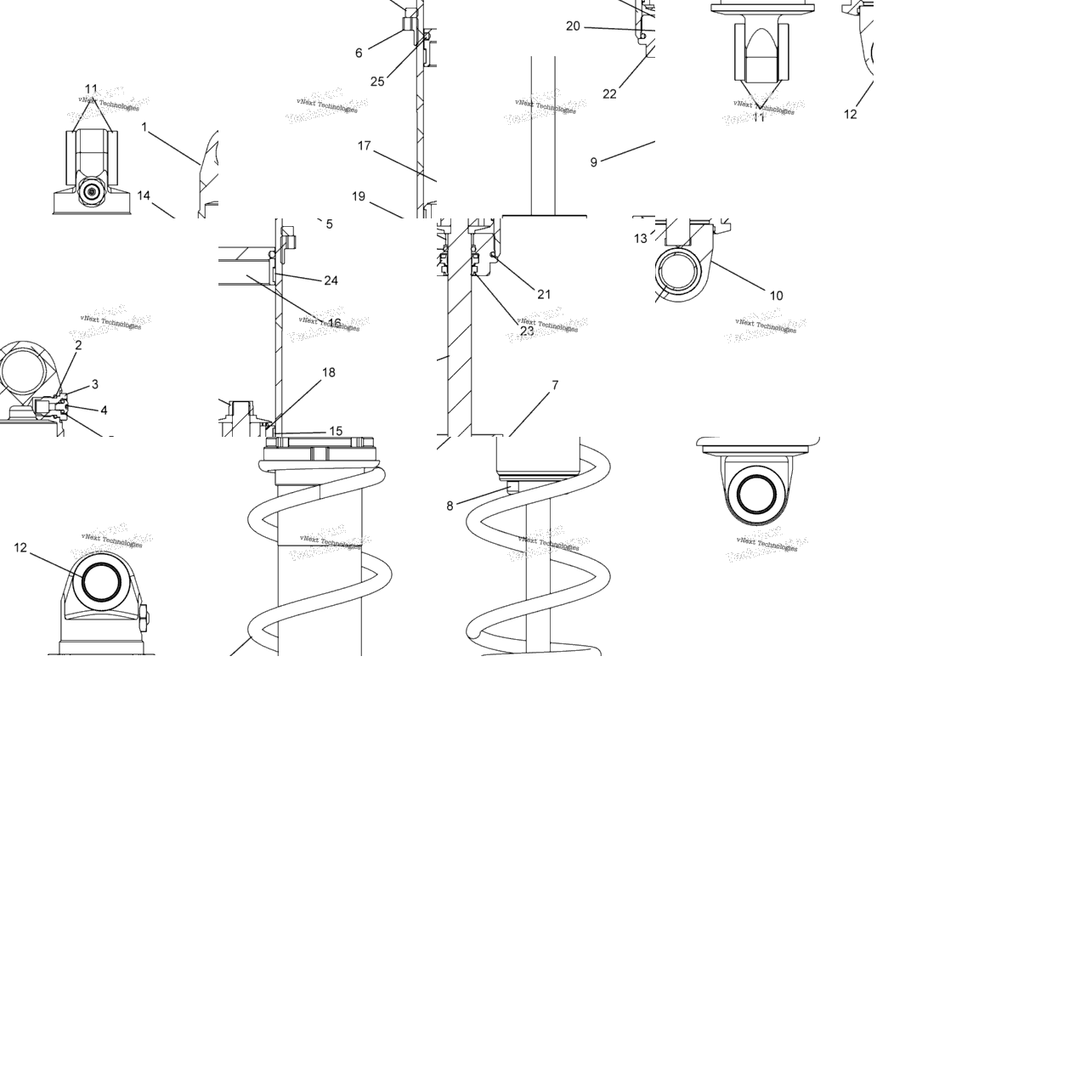 Suspension, Shock, Front Track All Options