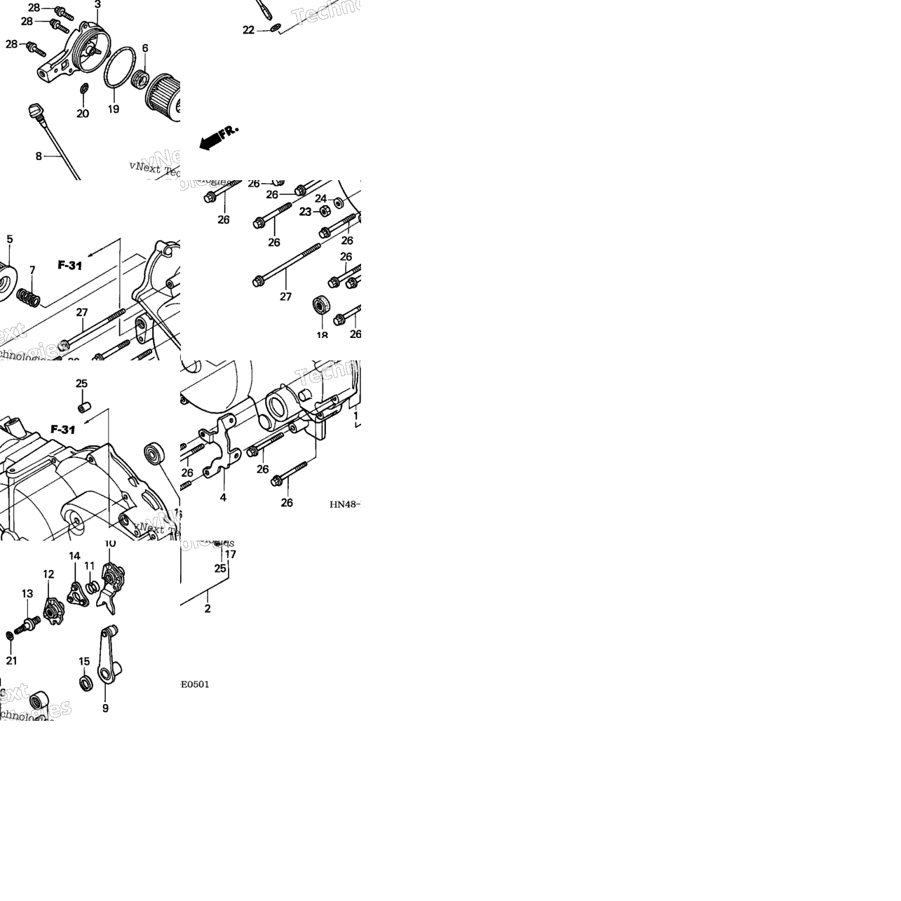 Front Crankcase Cover (Tm/Fm)