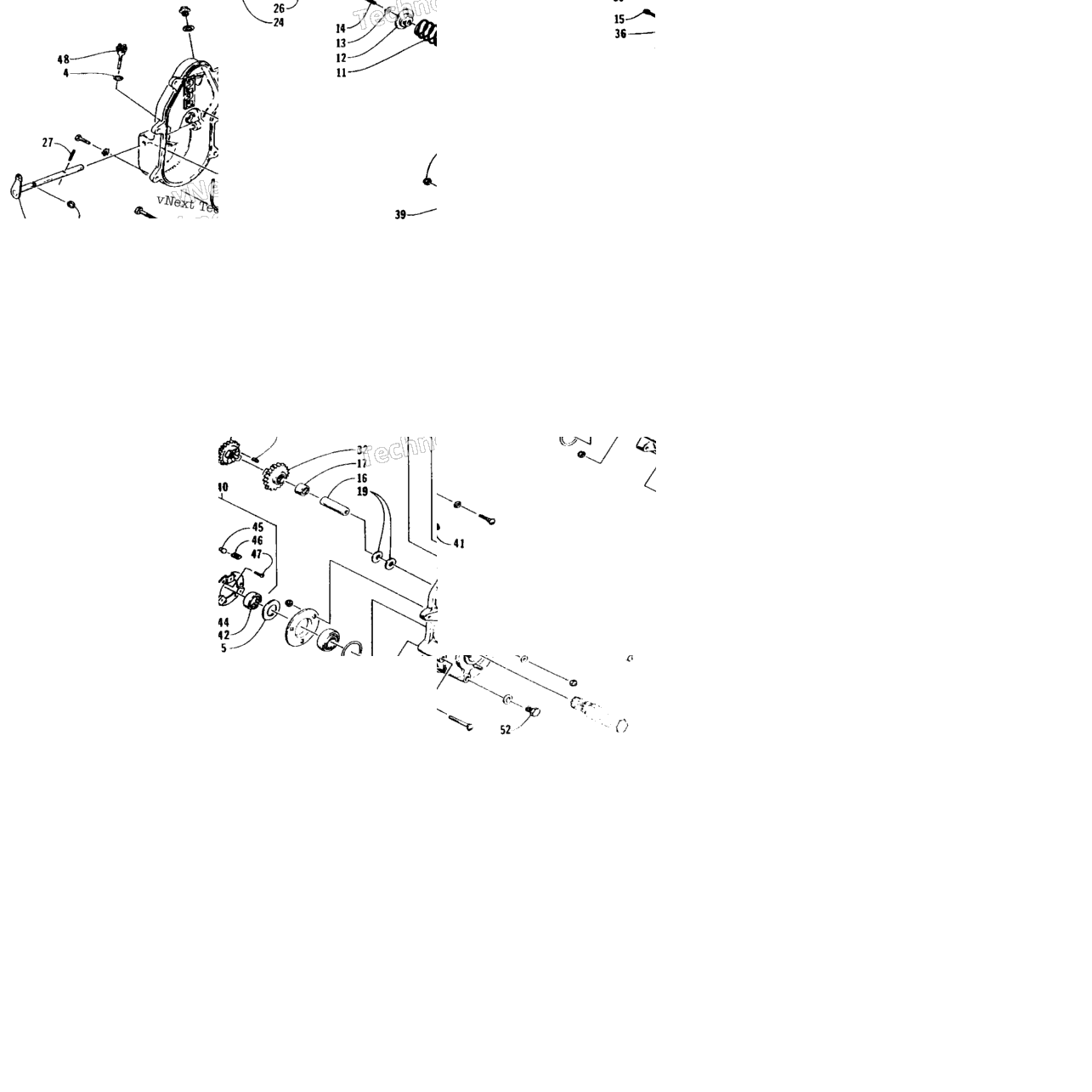 Drive/Reverse Dropcase Assembly