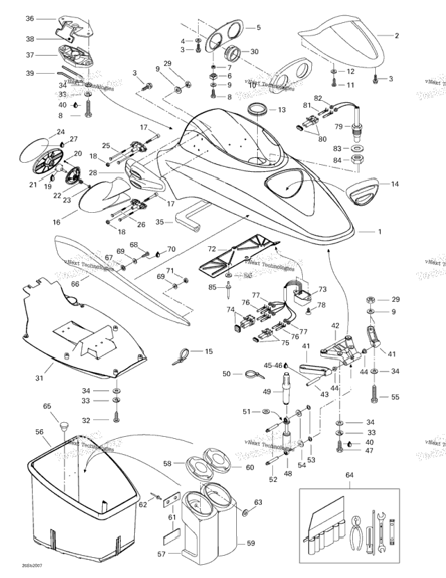 Front Storage Compartment