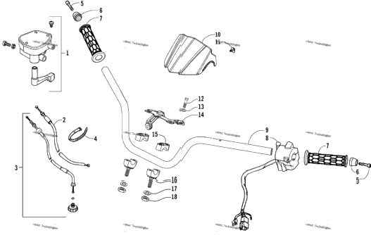 Handlebar And Controls Assembly