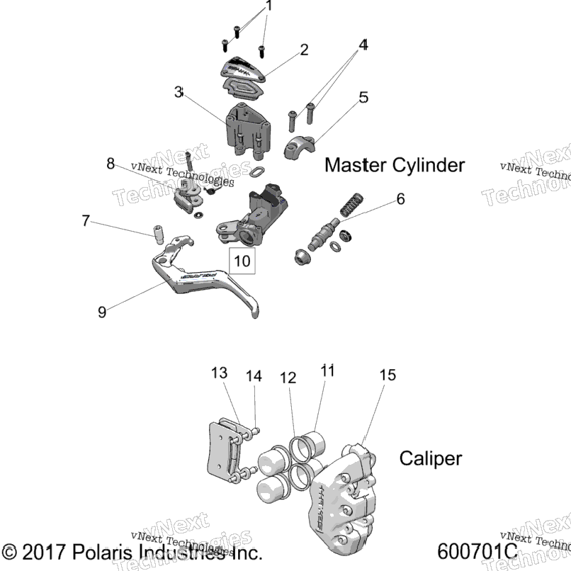 Brakes, Caliper And Master Cylinder Asm. All Options