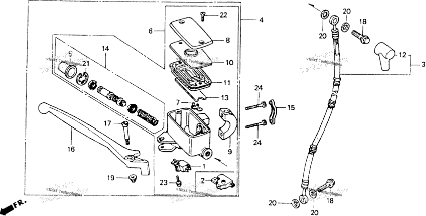 Front Brake Master Cylinder