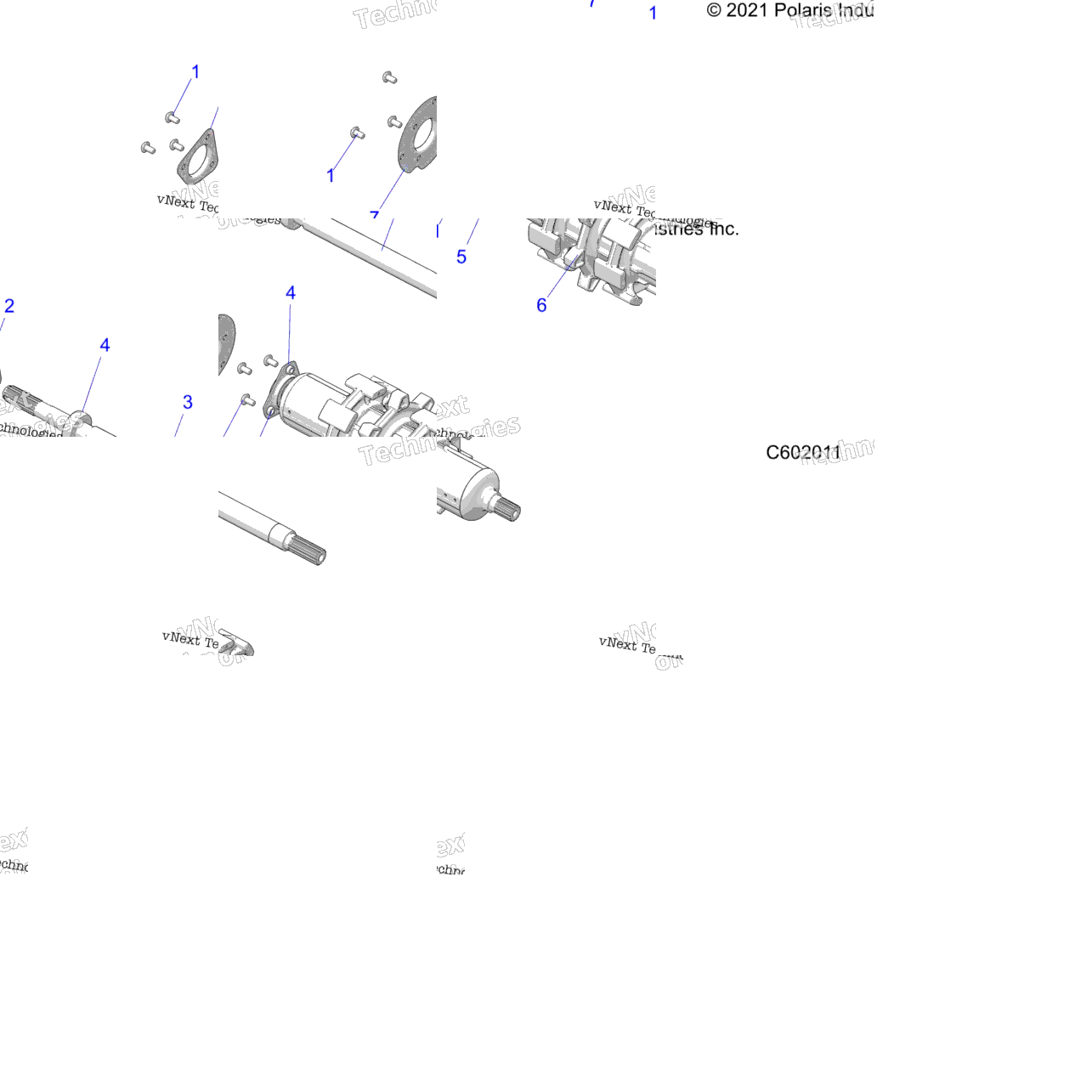 Drive Train, Jackshaft & Driveshaft