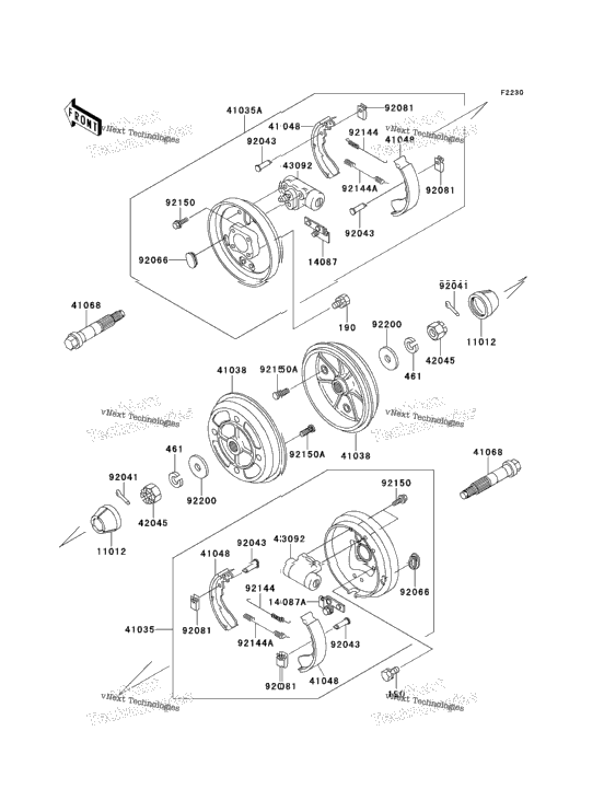 Front Hubs/Brakes